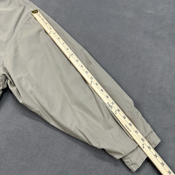 VTG 90s Nautica Reversible Bomber Golf Jacket Sz XL Blackwatch Plaid Khaki - Picture 9 of 13